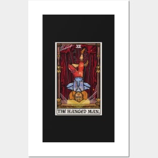 The Hanged Man Tarot Card Halloween Creepy Hanging Puppet Marionette Posters and Art